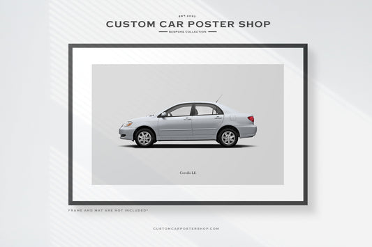 Toyota Corolla LE Poster (Commissioned)