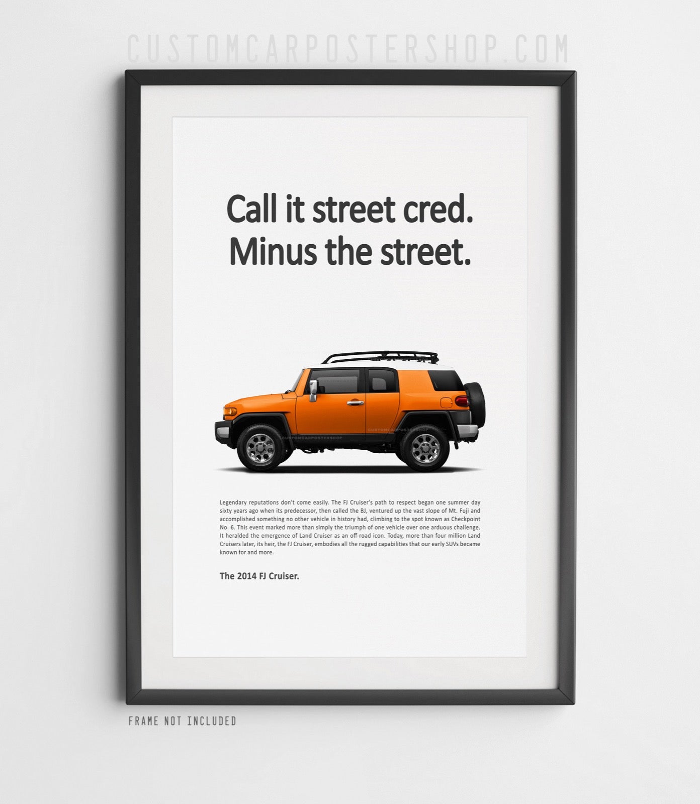 Toyota FJ Cruiser Print Ad - Street Cred