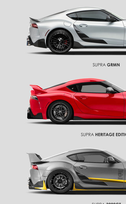 Toyota GR Supra Limited Edition Collage