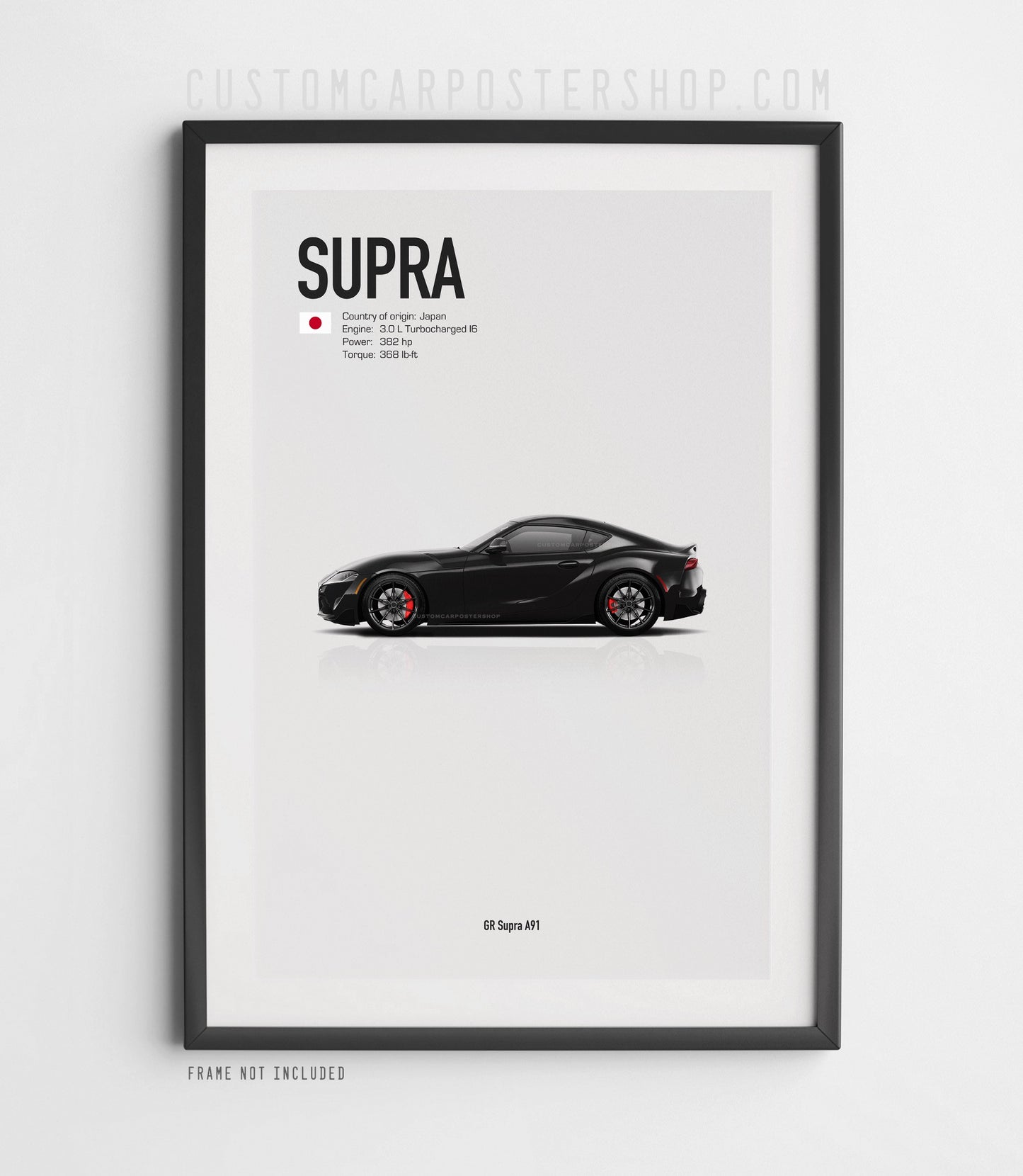 Toyota GR Supra A91 Poster