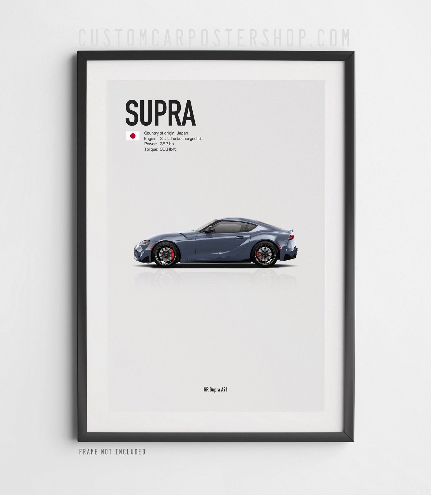 Toyota GR Supra A91 Poster