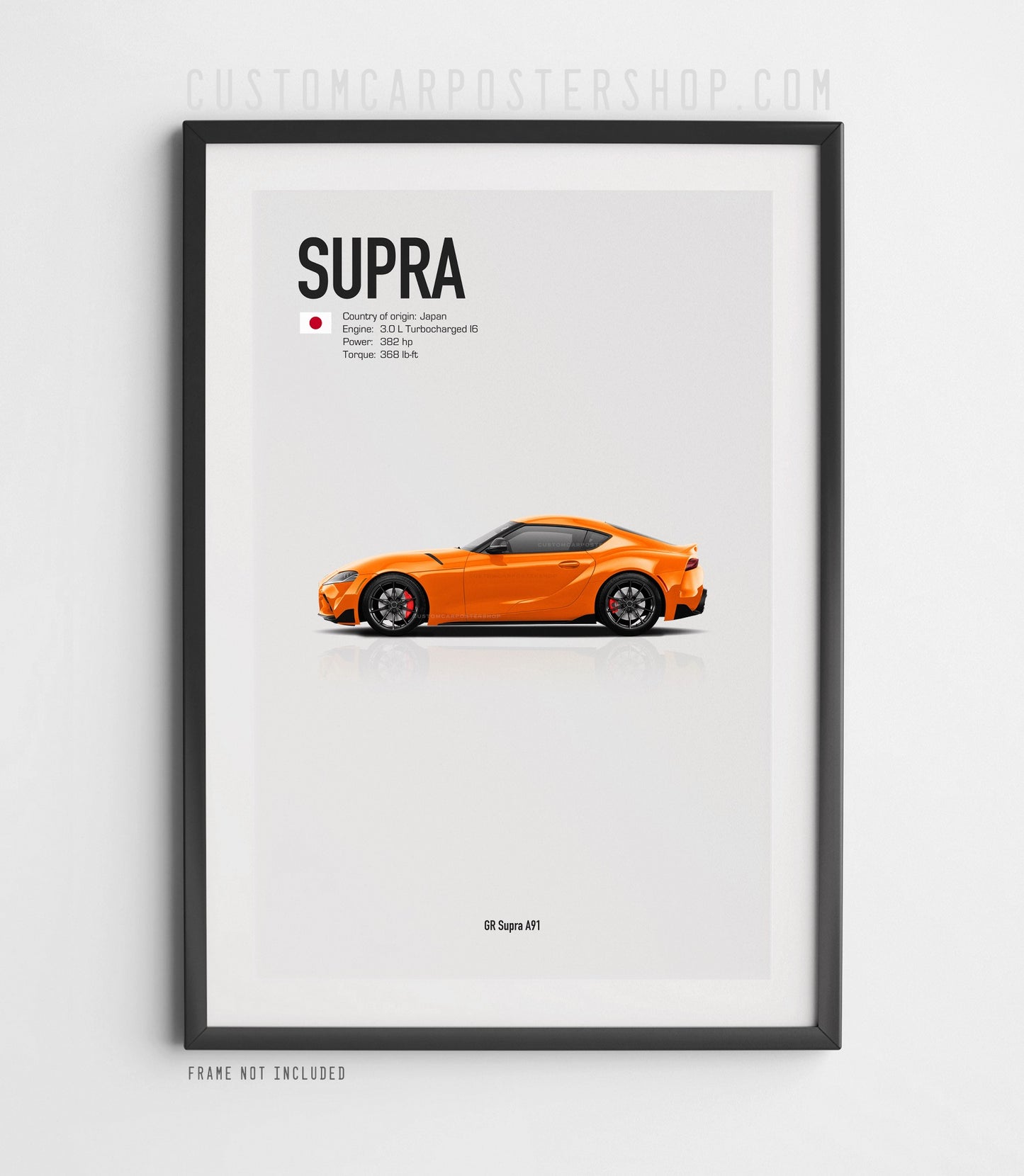 Toyota GR Supra A91 Poster