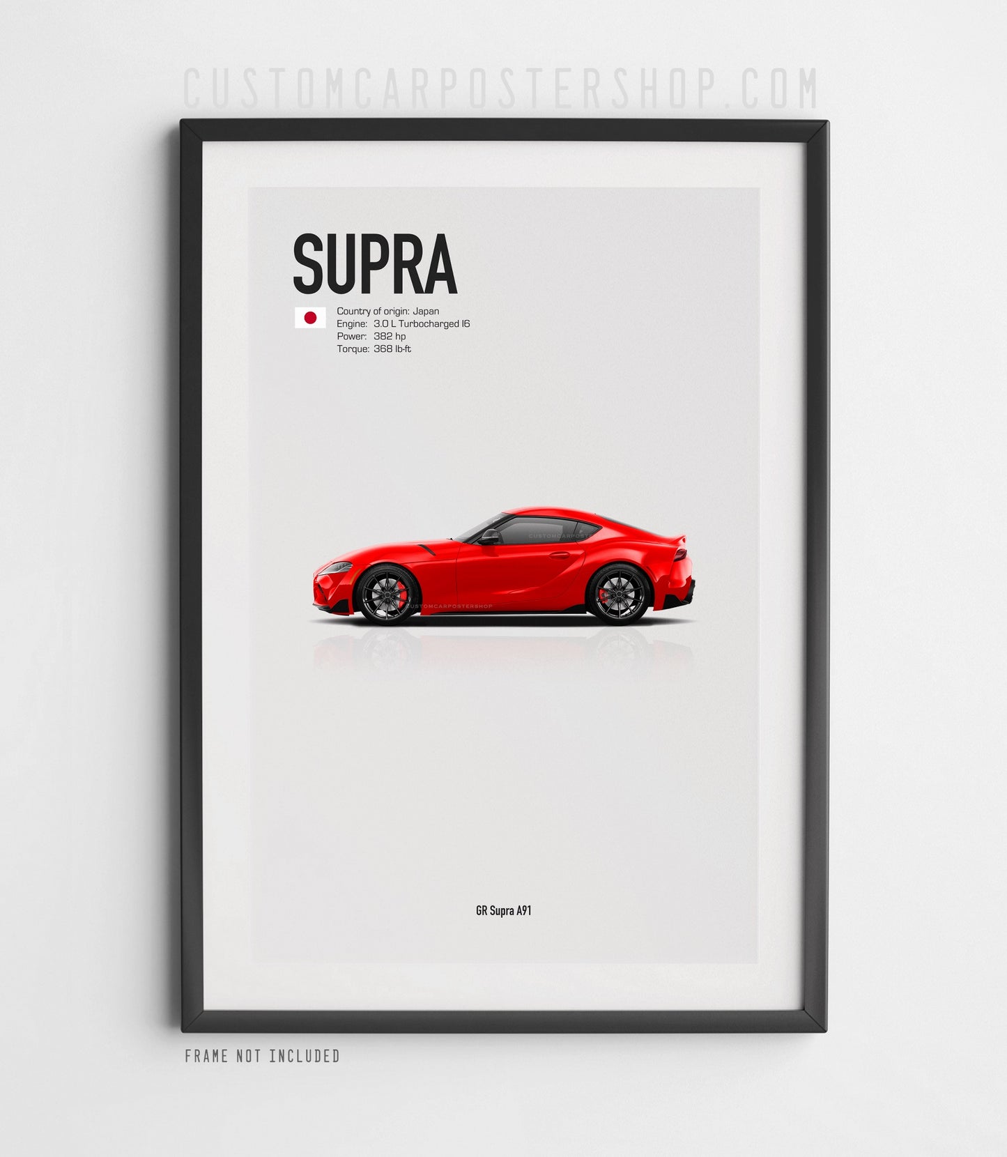 Toyota GR Supra MK5 Poster