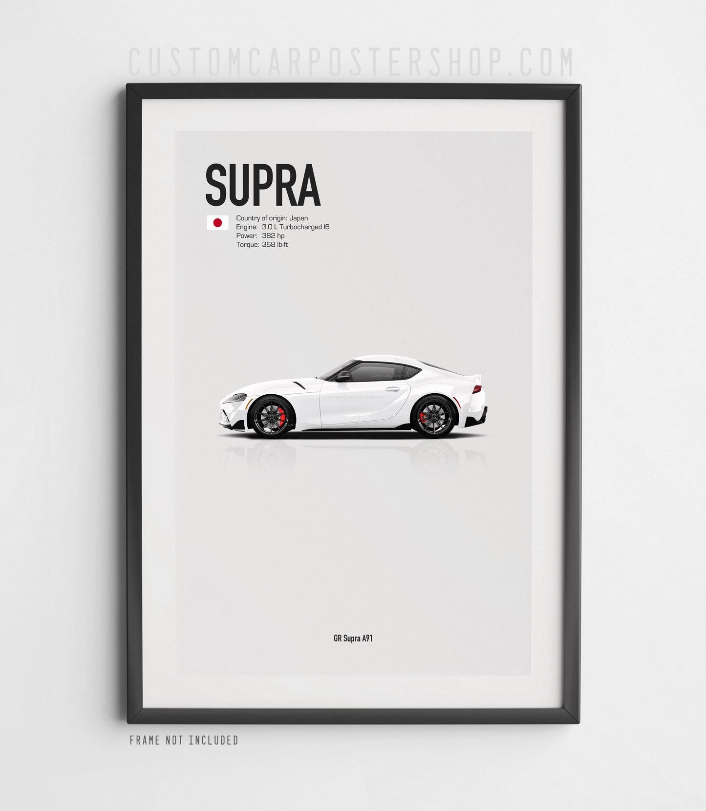 Toyota GR Supra A91 Poster