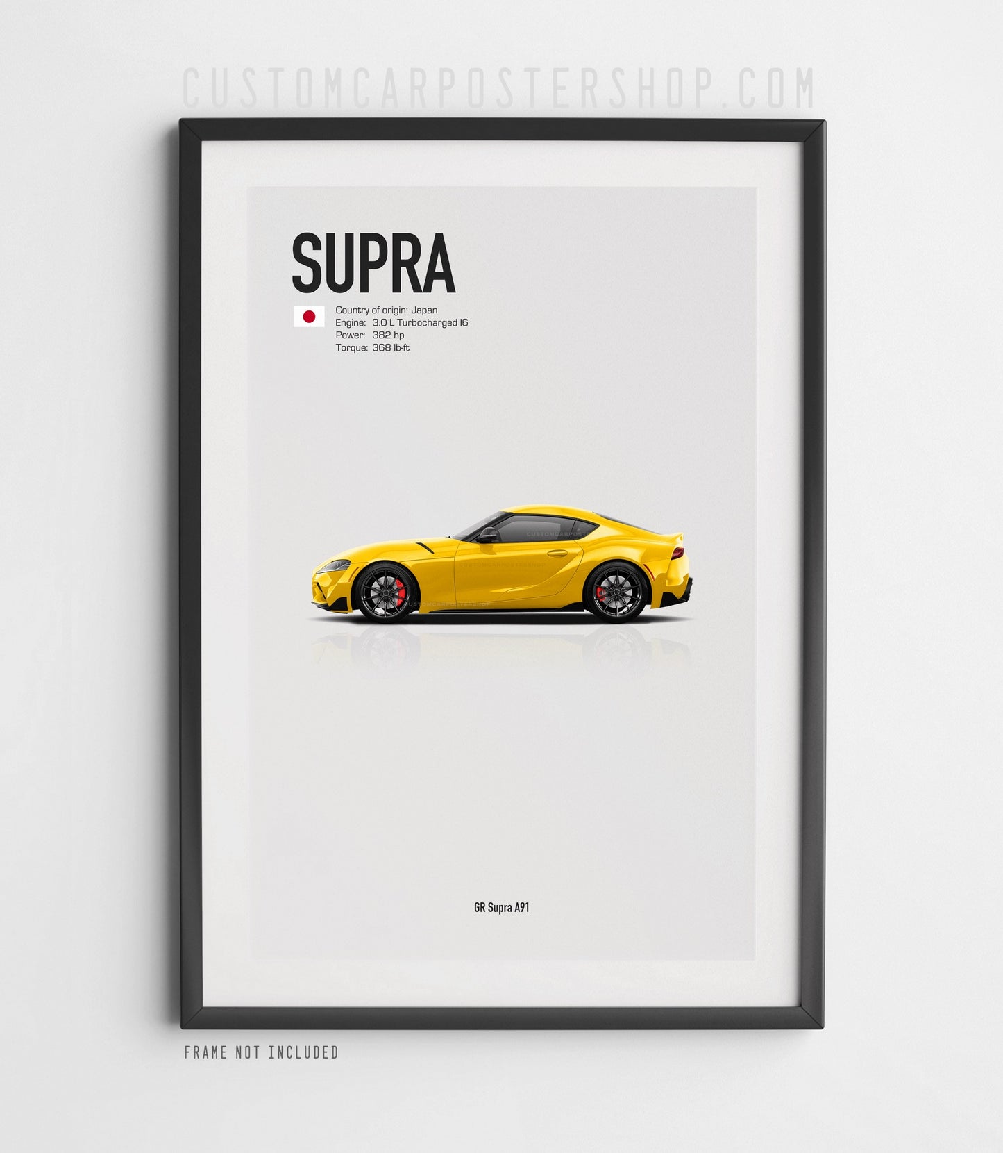 Toyota GR Supra A91 Poster