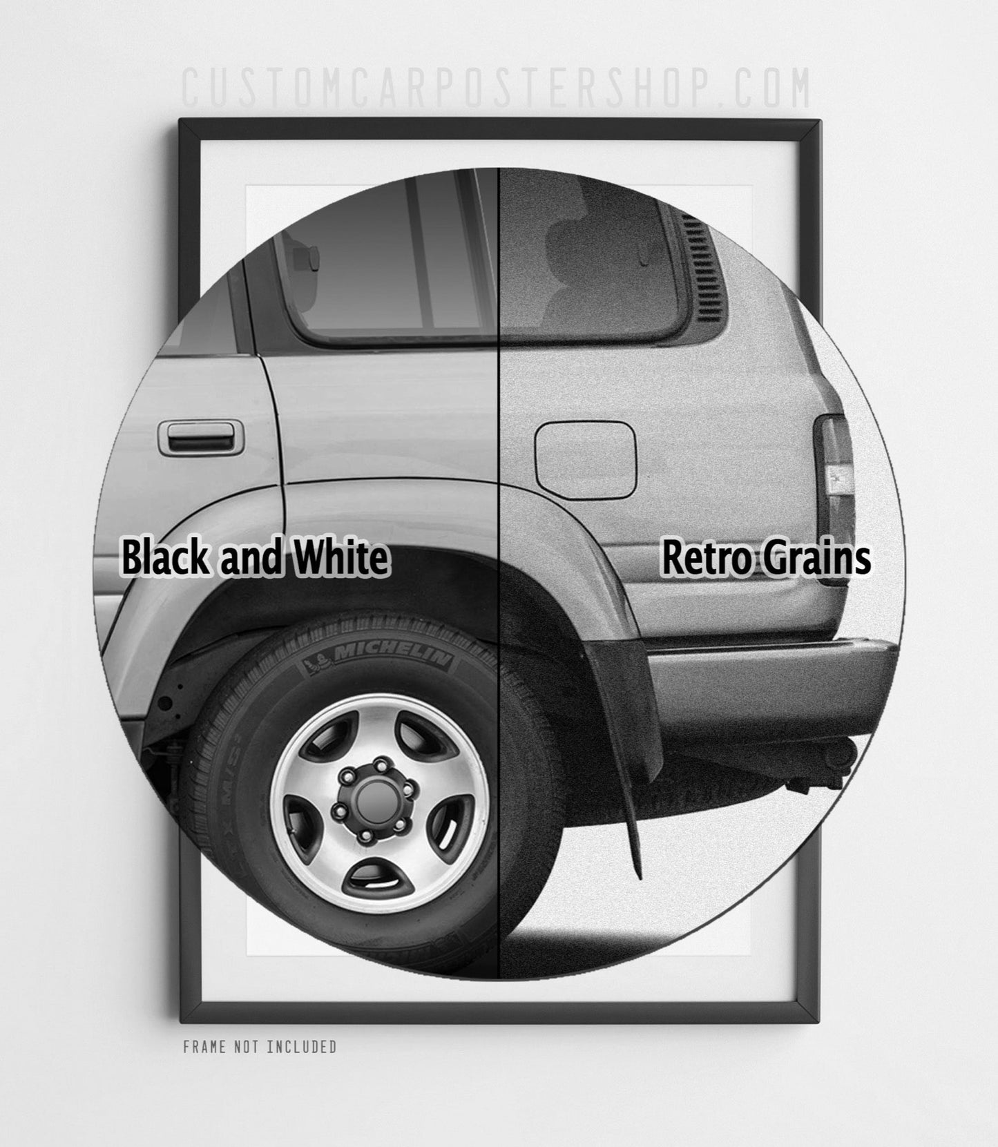 Toyota FZJ80 Classic Print Ad - Company Car