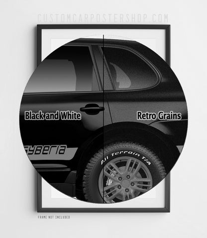 Porsche Cayenne S Transsyberia Rally Print Ad - In a Blur