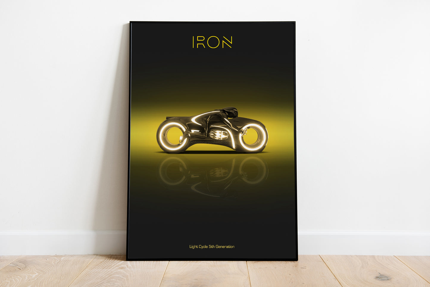 TRON Legacy - Lightcycle Wall Art - Movie Cars