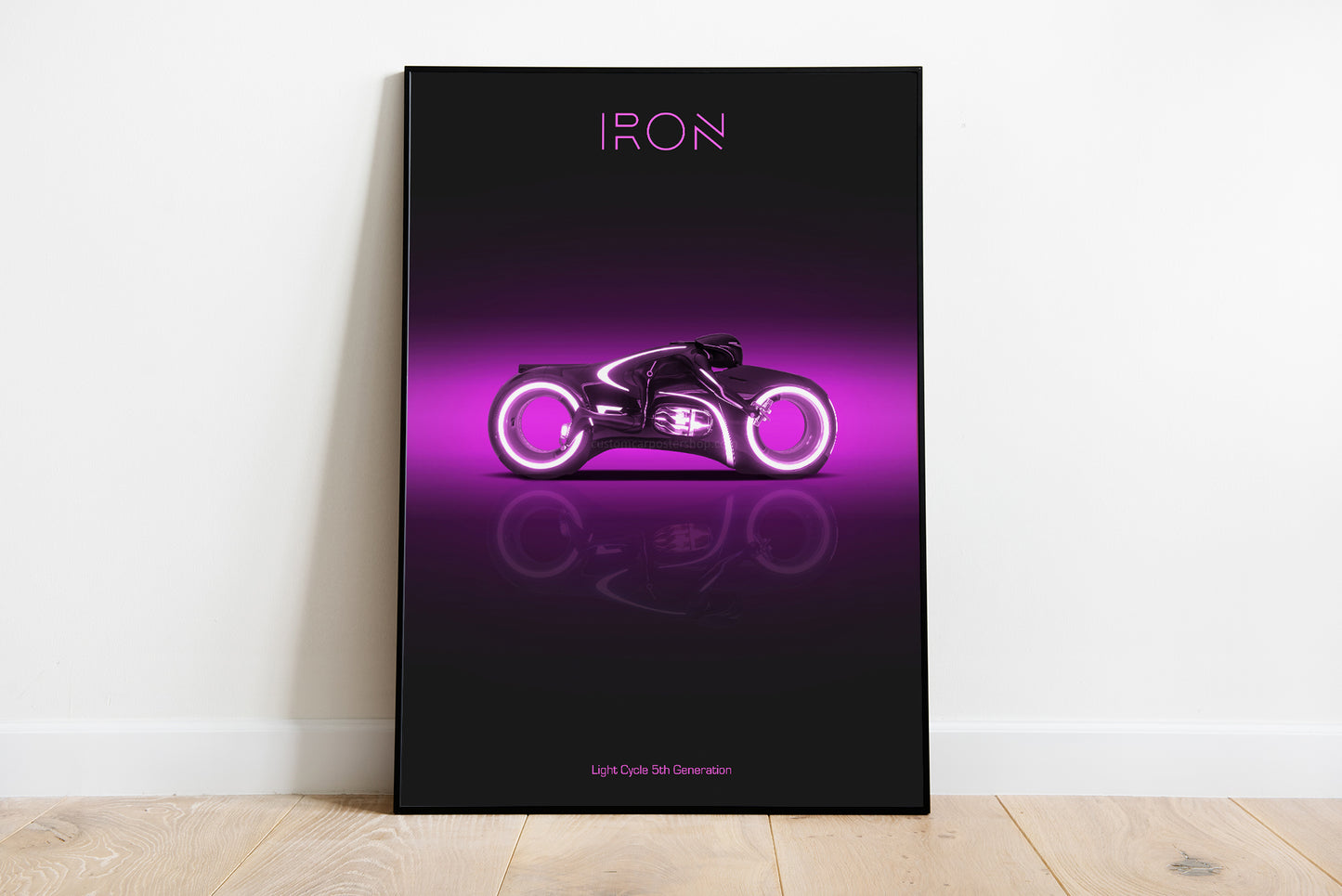 TRON Legacy - Lightcycle Wall Art - Movie Cars