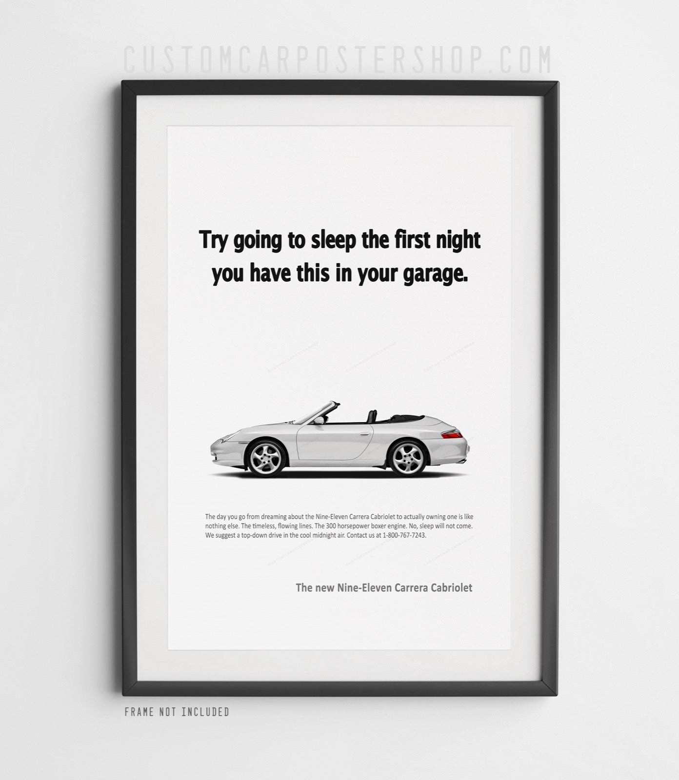 Porsche 911 Cabriolet (996.2) Print Ad - Try Going to Sleep