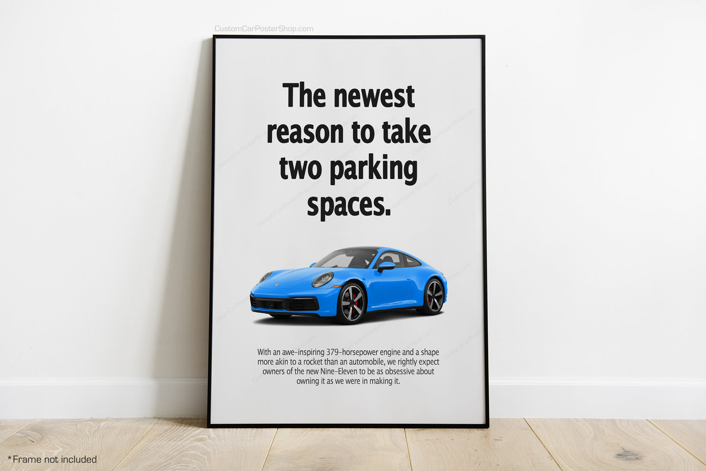 Two Parking Spots - Porsche 911 (992) Vintage Porsche Ads