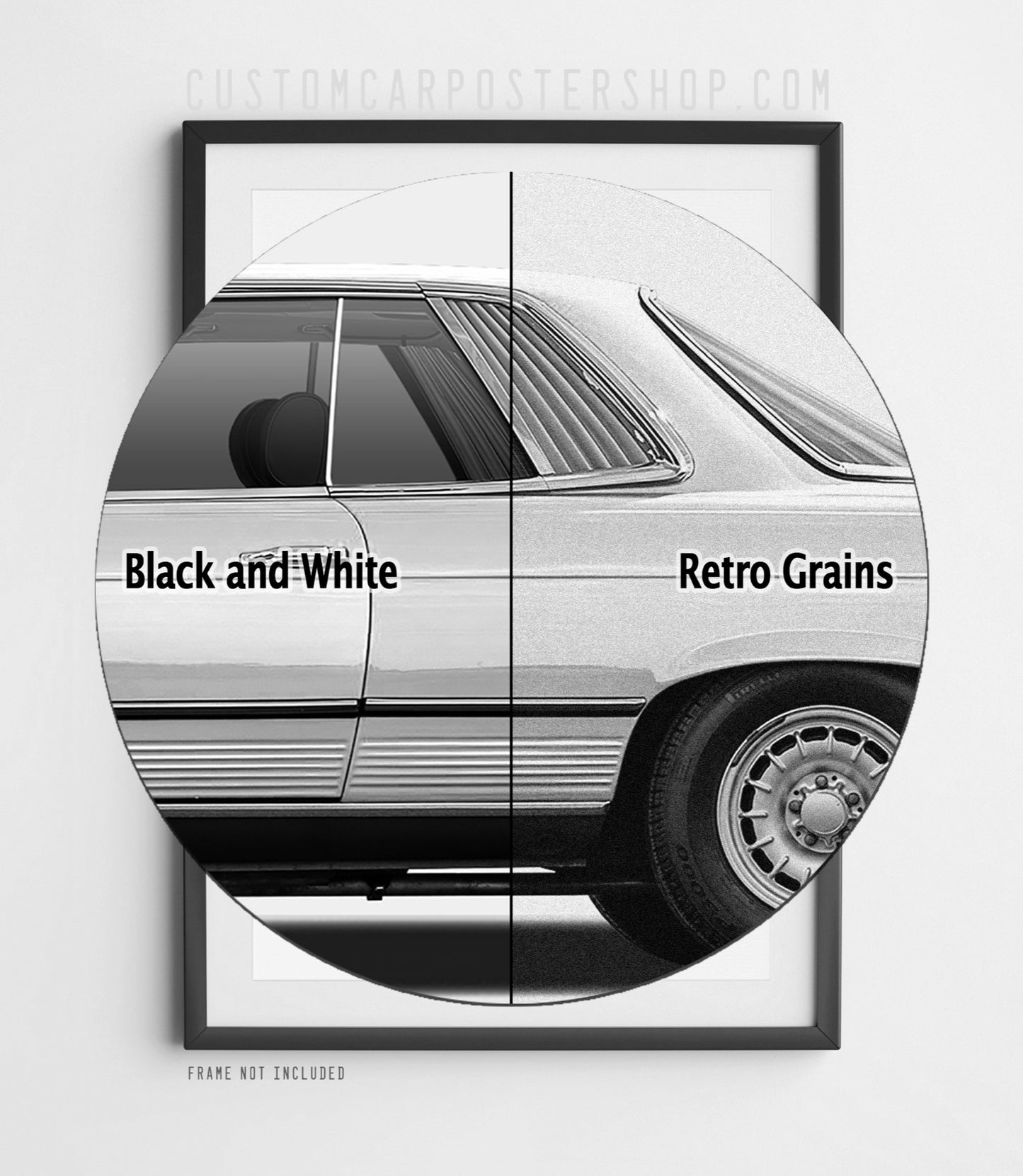 Mercedes-Benz 450SLC (C107) Remastered Print Ad - Not Just for Show