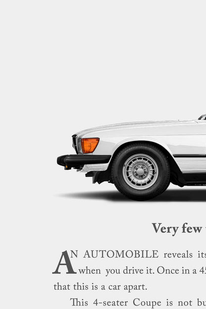 Mercedes-Benz 450SLC (C107) Remastered Print Ad - Only 2000 Americans