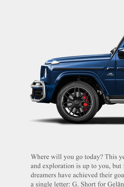 Mercedes-Benz G63 AMG Remastered Print Ad - Create Destiny