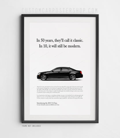 Mercedes-Benz S-Class W221 Print Ad - In 50 Years
