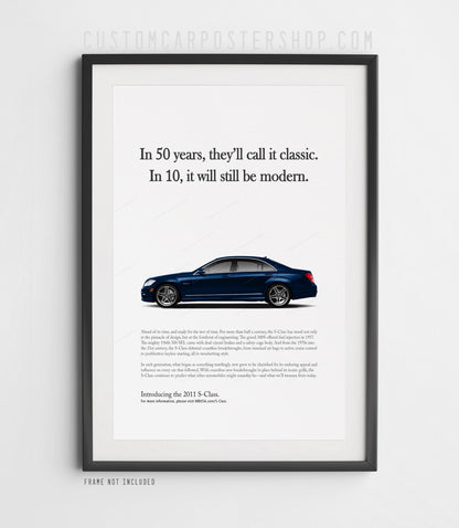 Mercedes-Benz S-Class W221 Print Ad - In 50 Years