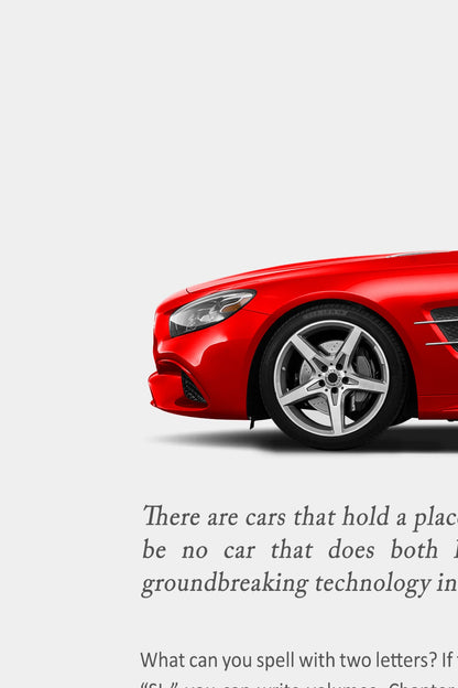 Mercedes-Benz SL550 (R231) Remastered Print Ad - Love at First Sight