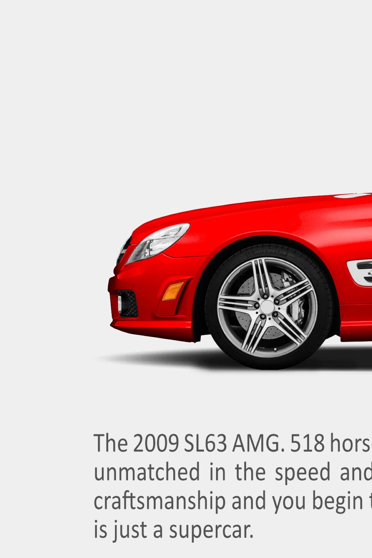 Mercedes-Benz SL63 (R230) Retro Print Ad - Idea of a Supercar