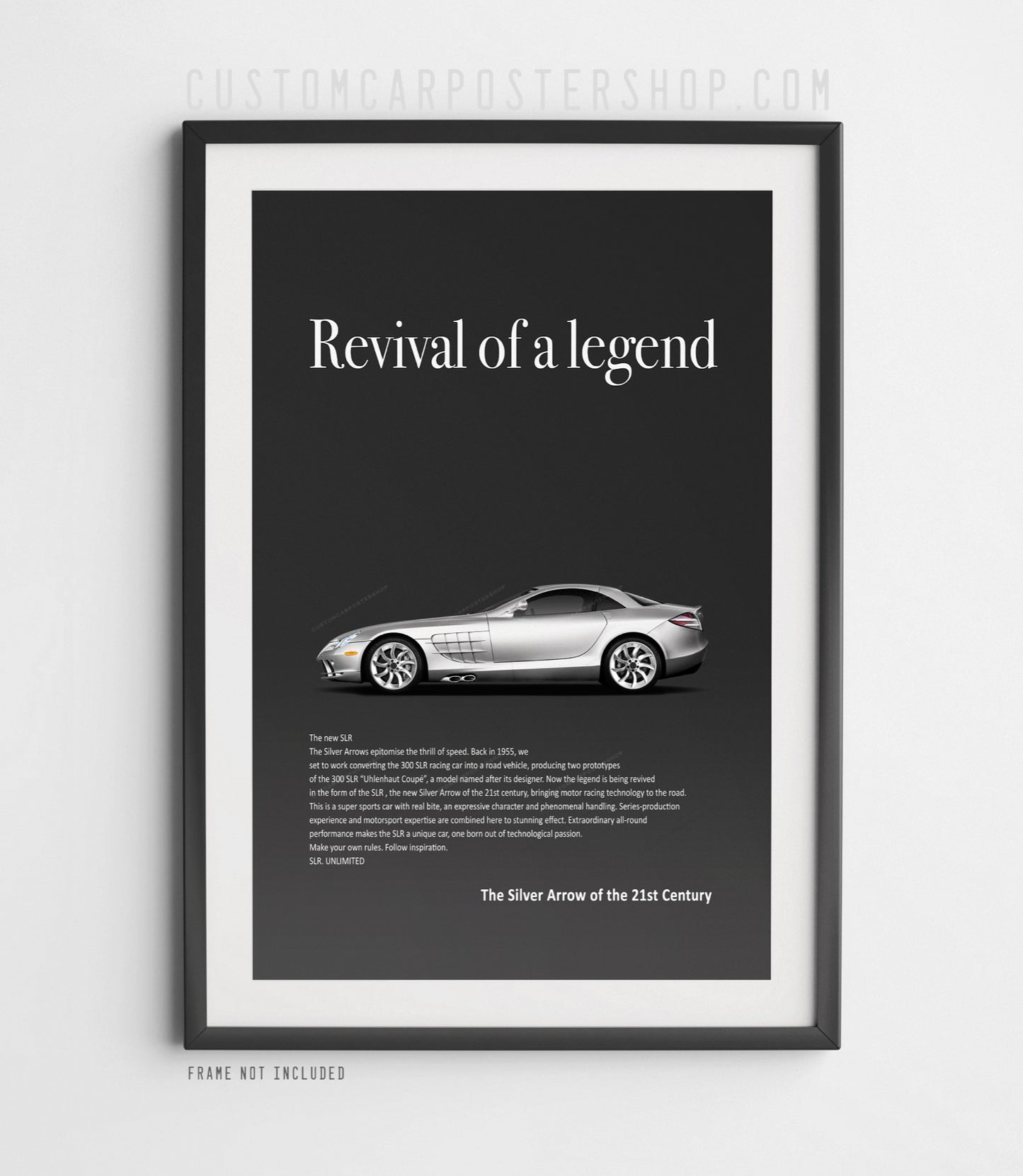 Mercedes-Benz SLR McLaren Print Ad - Legend
