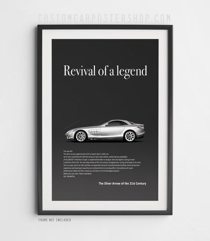 Mercedes-Benz SLR McLaren Print Ad - Legend