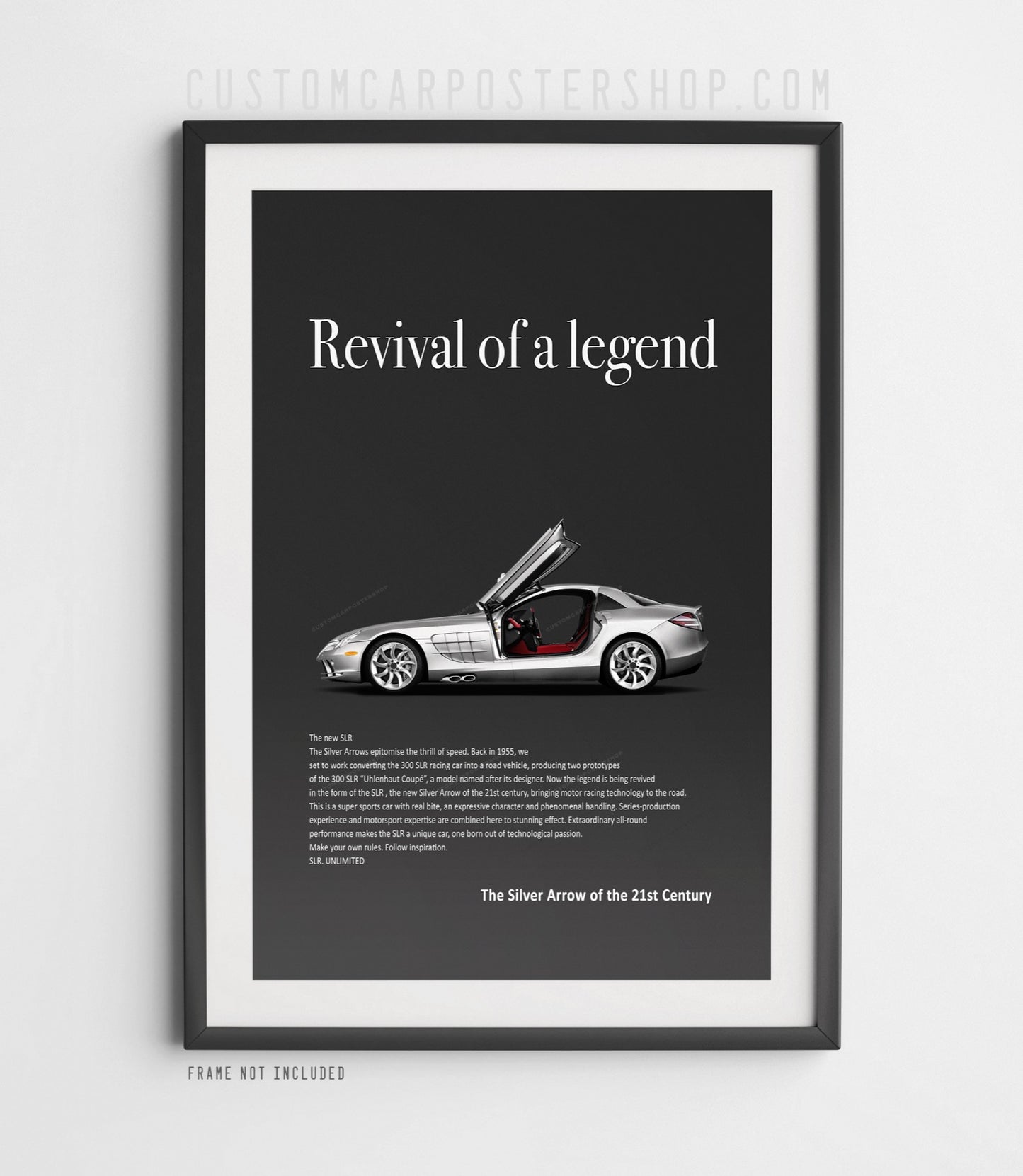 Mercedes-Benz SLR McLaren Print Ad - Legend