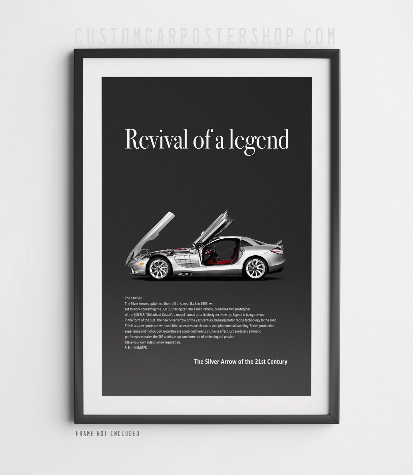 Mercedes-Benz SLR McLaren Print Ad - Legend