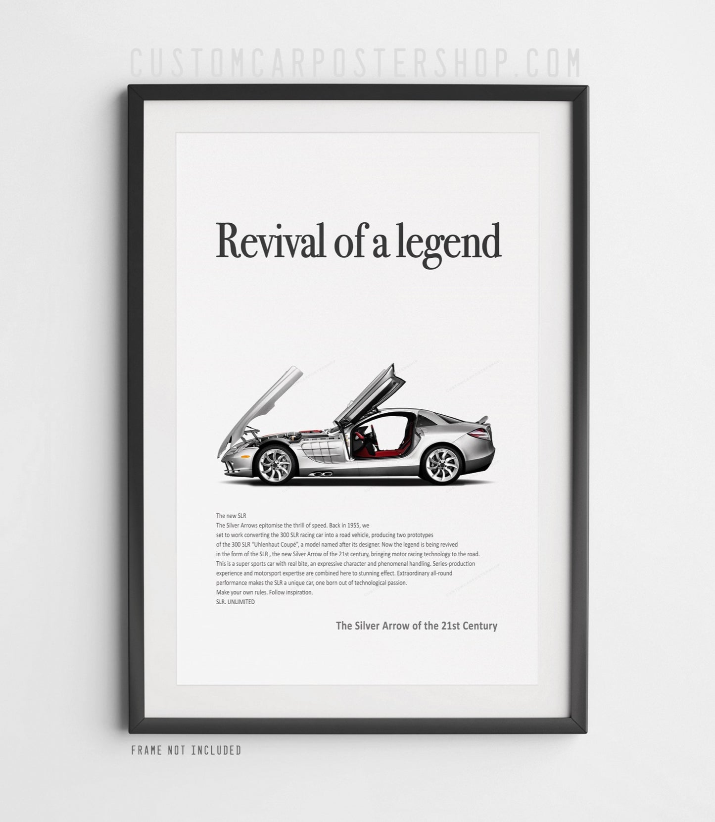 Mercedes-Benz SLR McLaren Print Ad - Legend