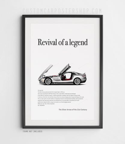 Mercedes-Benz SLR McLaren Print Ad - Legend