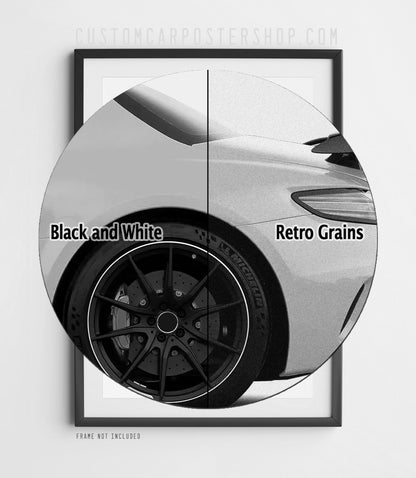 Mercedes-Benz SLS AMG Black Series Print Ad - Burn Rubber