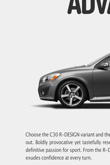 Volvo C30 R-Design Print Ad - Unfair Advantage