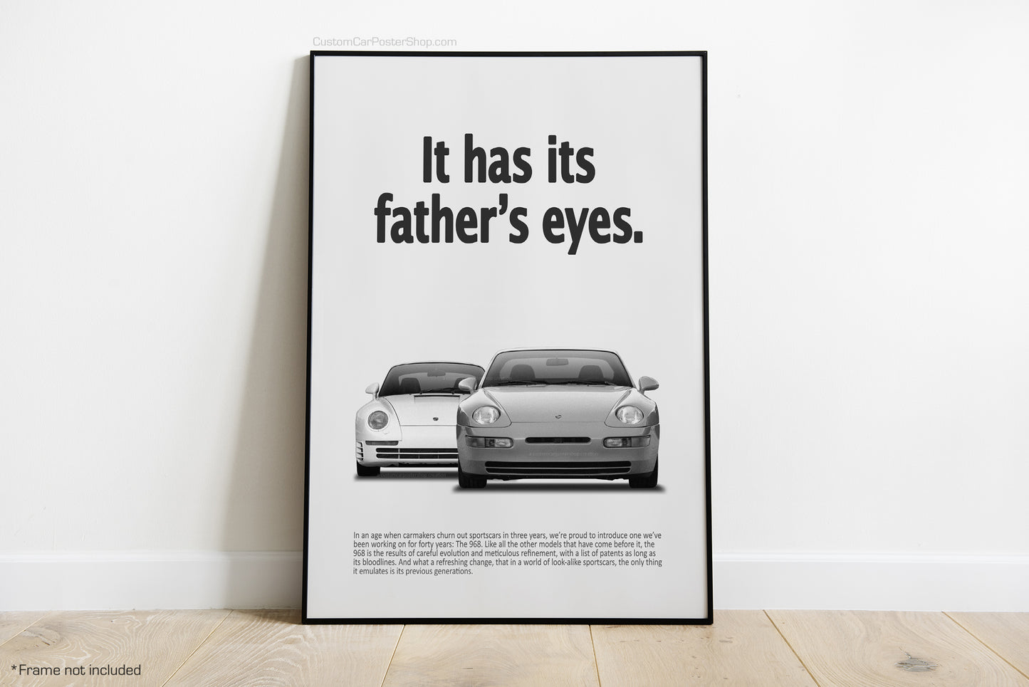 Porsche 968 and 959 Vintage Porsche Ads - Father's Eyes